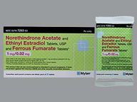 Norethindrone-E.Estradiol-Iron 1Mg-20(24) Tablet