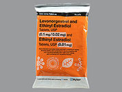 Levonorg-Eth Estrad Eth Estrad: This is a Tablet Dose Pack 3 Months imprinted with 214 or 215 on the front, nothing on the back.