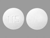 Methamphetamine Hcl: This is a Tablet imprinted with 115 on the front, nothing on the back.