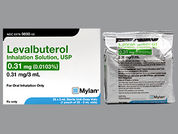 Levalbuterol Hcl: This is a Vial Nebulizer imprinted with nothing on the front, nothing on the back.