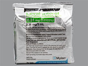 Levalbuterol Hcl: This is a Vial Nebulizer imprinted with nothing on the front, nothing on the back.