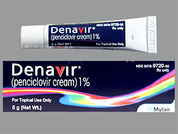 Denavir: This is a Cream imprinted with nothing on the front, nothing on the back.
