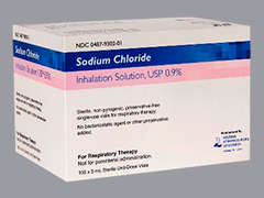 Esto es un Vial Nebulizador incoloro imprimido con nada en la parte delantera, nada en la parte posterior, y es fabricado por NEPHRON CORP.
