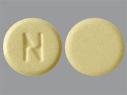 Chlorthalidone: This is a Tablet imprinted with N on the front, nothing on the back.