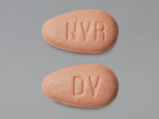 Diovan: This is a Tablet imprinted with DV on the front, NVR on the back.