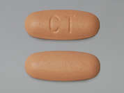 Myfortic: Esto es un Tableta LP orange-red oval imprimido con CT en la parte delantera, nada en la parte posterior, y es fabricado por NOVARTIS.