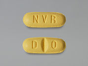 Diovan: This is a Tablet imprinted with NVR on the front, D O on the back.