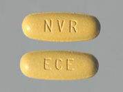 Exforge: Esto es un Tableta imprimido con NVR en la parte delantera, ECE en la parte posterior, y es fabricado por None.