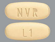 Entresto: This is a pale yellow oval Tablet imprinted with NVR on the front, L1 on the back, and is manufactured by NOVARTIS.
