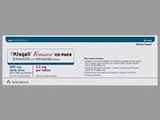 Kisqali Femara Co-Pack: This is a Tablet imprinted with RIC or FV on the front, NVR or CG on the back.