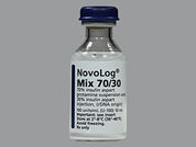 Novolog Mix 70-30: This is a Vial imprinted with nothing on the front, nothing on the back.