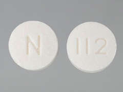 This is a Tablet imprinted with 112 on the front, N on the back.