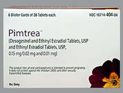 Pimtrea: This is a multi-color (3) round Tablet imprinted with M3 or P or M4 on the front, N on the back, and is manufactured by NORTHSTAR RX LL.