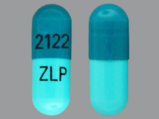 This is a Capsule imprinted with 2122 on the front, ZLP on the back.