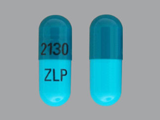 This is a Capsule imprinted with 2130 on the front, ZLP on the back.