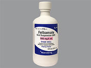 Felbamate: This is a Suspension Oral imprinted with nothing on the front, nothing on the back.