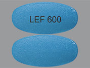 Xenleta: This is a Tablet imprinted with LEF 600 on the front, nothing on the back.