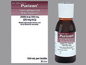 Purixan: This is a Suspension Oral imprinted with nothing on the front, nothing on the back.