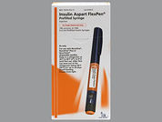 Insulin Aspart Flexpen: This is a Insulin Pen imprinted with nothing on the front, nothing on the back.