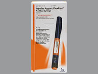 Insulin Aspart Flexpen 100/Ml(3) (package of 3.0 ml(s)) Insulin Pen