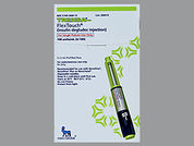 Tresiba Flextouch U-100: This is a Insulin Pen imprinted with nothing on the front, nothing on the back.