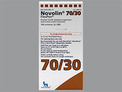 Novolin 70-30 Flexpen: Esto es un Inyector De Insulina imprimido con nada en la parte delantera, nada en la parte posterior, y es fabricado por None.