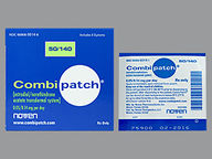 Combipatch .05-.14/24 Patch Transdermal Semiweekly