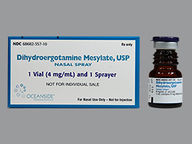 Rocío De Aerosol Con Bomba de 1.0 ml(s) of 0.5Mg/Spry de Dihydroergotamine Mesylate