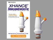 Xhance: This is a Aerosol Breath Activated imprinted with nothing on the front, nothing on the back.