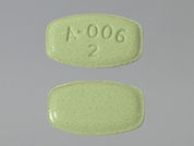 Abilify: This is a Tablet imprinted with A-006  2 on the front, nothing on the back.