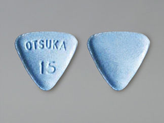 This is a Tablet Seq imprinted with OTSUKA  15 on the front, nothing on the back.