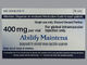 Suspensión Er Vial de 400 Mg (package of 1.0) de Abilify Maintena