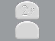 Zubsolv: This is a white D Tablet Sublingual imprinted with 2.9 on the front, nothing on the back, and is manufactured by EDENBRIDGE/DEXC.