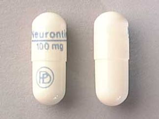 This is a Capsule imprinted with Neurontin  100 mg on the front, PD on the back.