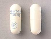 Neurontin: This is a Capsule imprinted with Neurontin  100 mg on the front, PD on the back.