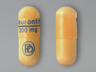 This is a Capsule imprinted with Neurontin  300 mg on the front, PD on the back.