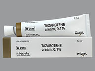 Tazarotene 0.1% (package of 30.0 gram(s)) Cream