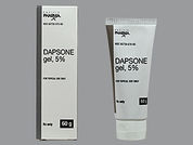 Dapsone: This is a Gel imprinted with nothing on the front, nothing on the back.