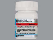Bromocriptine Mesylate: Esto es un Tableta blanco redondo imprimido con PAD  0106 en la parte delantera, nada en la parte posterior, y es fabricado por PADAGIS.