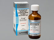 Clindamycin Palmitate Hcl: This is a Solution Reconstituted Oral imprinted with nothing on the front, nothing on the back.