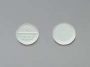 Liothyronine Sodium: This is a Tablet imprinted with 50  223 on the front, nothing on the back.