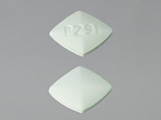 This is a Tablet imprinted with P291 on the front, nothing on the back.