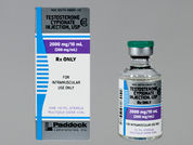 Testosterone Cypionate: This is a Vial imprinted with nothing on the front, nothing on the back.