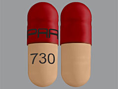 This is a Capsule Er Multiphase 12hr imprinted with PAR on the front, 730 on the back.