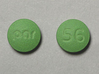 This is a Tablet imprinted with par on the front, 56 on the back.