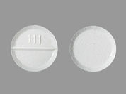 Alprazolam Odt: Esto es un Tableta De Desintegración imprimido con 111 en la parte delantera, nada en la parte posterior, y es fabricado por None.