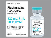 Fluphenazine Decanoate: Esto es un Vial imprimido con nada en la parte delantera, nada en la parte posterior, y es fabricado por None.