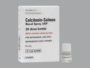 Calcitonin-Salmon: This is a Aerosol Spray With Pump imprinted with nothing on the front, nothing on the back.