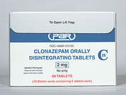 Clonazepam: This is a white round Tablet Disintegrating imprinted with K9 on the front, nothing on the back, and is manufactured by PAR HEALTH USA,.