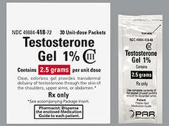 This is a colorless Gel In Packet imprinted with nothing on the front, nothing on the back, and is manufactured by PAR PHARM..